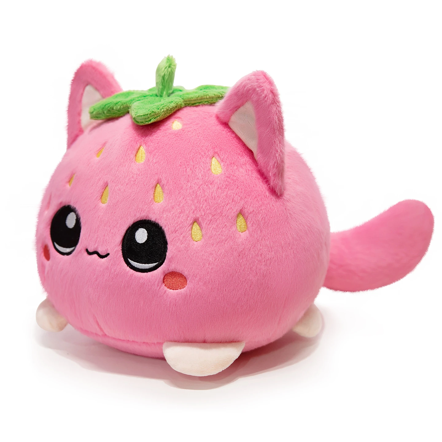 Cute Strawberry Cat Plush Pillow Cat Enthusiast Fun Home Decoration Children's Friends Birthday Christmas Valentine's Day Gift