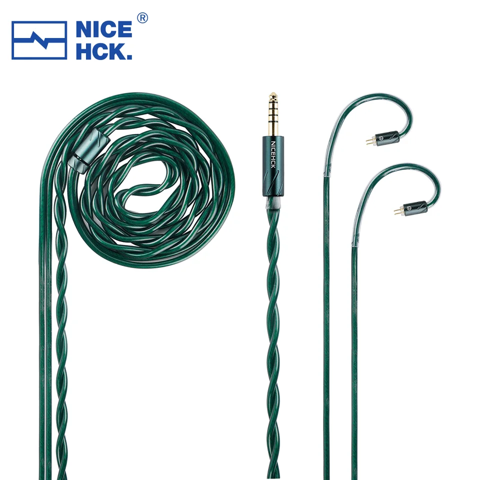NICEHCK JadeRiver HiFi ケーブル 4 つのハイエンド導体混合イヤホン