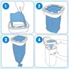 For Litter Genie Standard, Plus, XL+ And Style Pails, Garbage Bag Replacement Bag- 4Pcs Cat For Litter Refill Bags 5