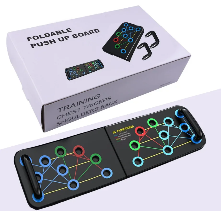 Push-up Board Muscle-building Bracket Foldable Chest Muscle Training Indoor Fitness Equipment Home Exercise Aid