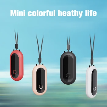 신제품 매다는 형 목 공기 청정기 음이온 휴대용 자동차 가정용 미니 공기 청정기, 휴대용 자동차 공기 청정기