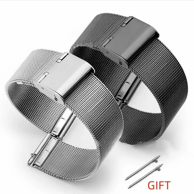 18Mm 20Mm 22Mm Cinturino Milanese Loop Per Omega Seamaster Cinturino In Acciaio Inossidabile A Sgancio Rapido Accessori Per Cinturino In Rete