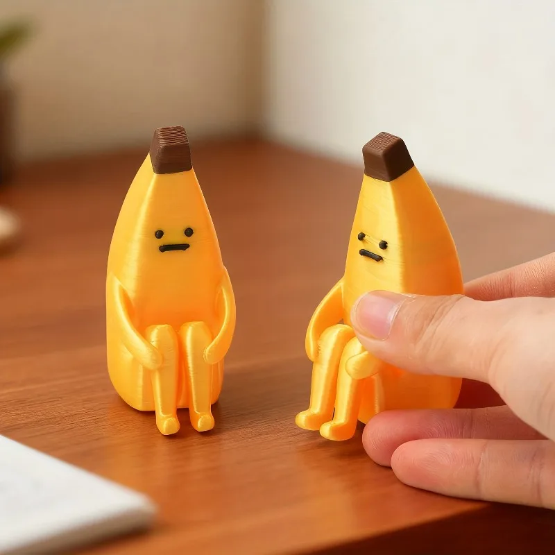 Anxious Banana decor | Creative Decor for Home, Office, and Car, Ideal for Daily , New Year, and Anniversary Gifts