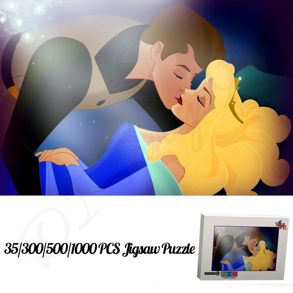 Princess Aurora and Prince Philip Puzzles for Kids and Adults Disney 35 300 500 1000 Pieces of Wooden and Box Jigsaw Puzzles