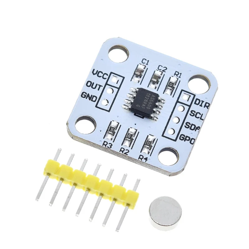 1-10pcs AS5600 자기 인코더 자기 유도 각도 측정 센서 모듈 12 비트 고정밀