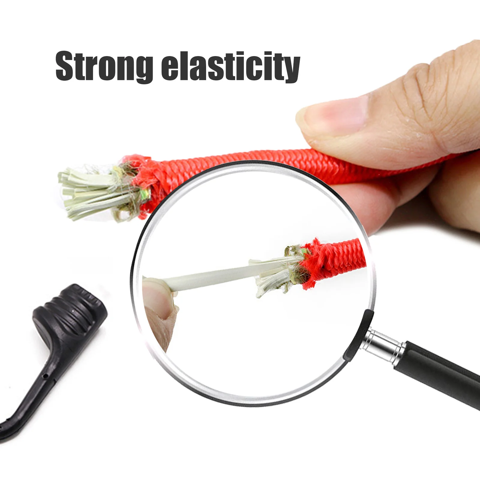 Bungee Cords Buckle Tie-Down Cargo Straps Hook Loop Fastener Ratchet Belt Luggage Holder for Car Motorcycle Bike Camping Bags