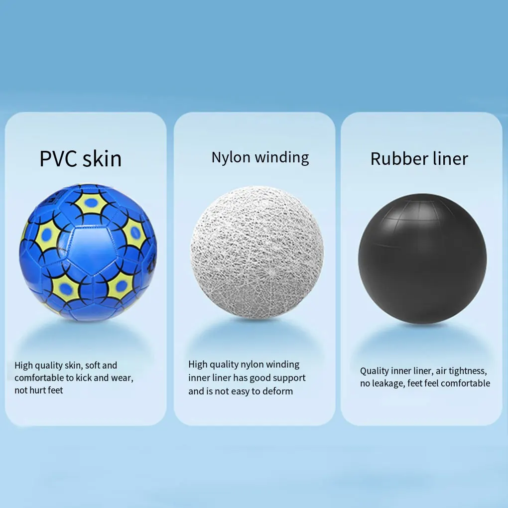 PVC Wide Soccer Balls for Training And Recreational Games Competitive Professional Soccer Ball Portable Football Ball