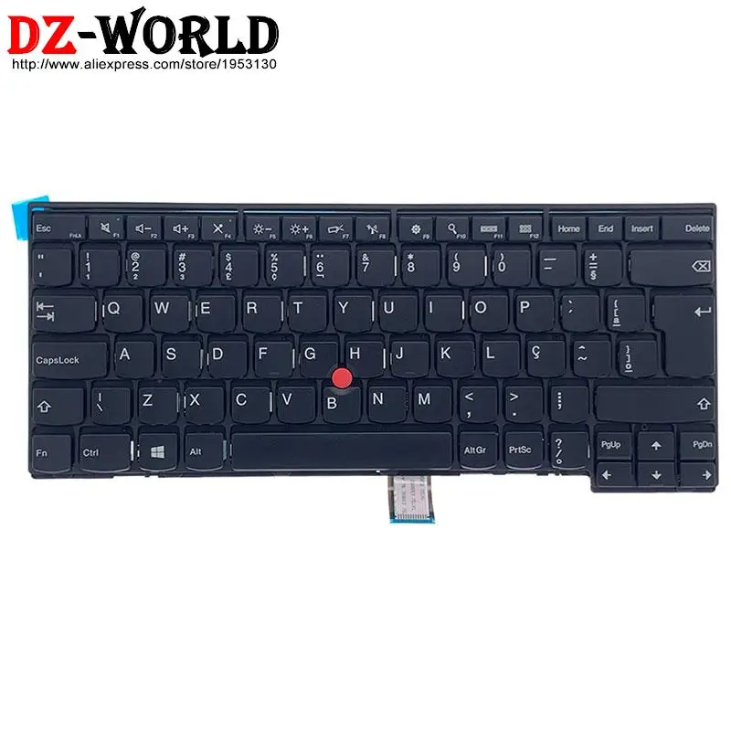 Teclado Retroiluminado Brasileiro br Lenovo Thinkpad T440 T440s T431s T440p T450 T450s T460 L440 L450 L460 E431 E440 Laptop 01ax314 - Imagem 4