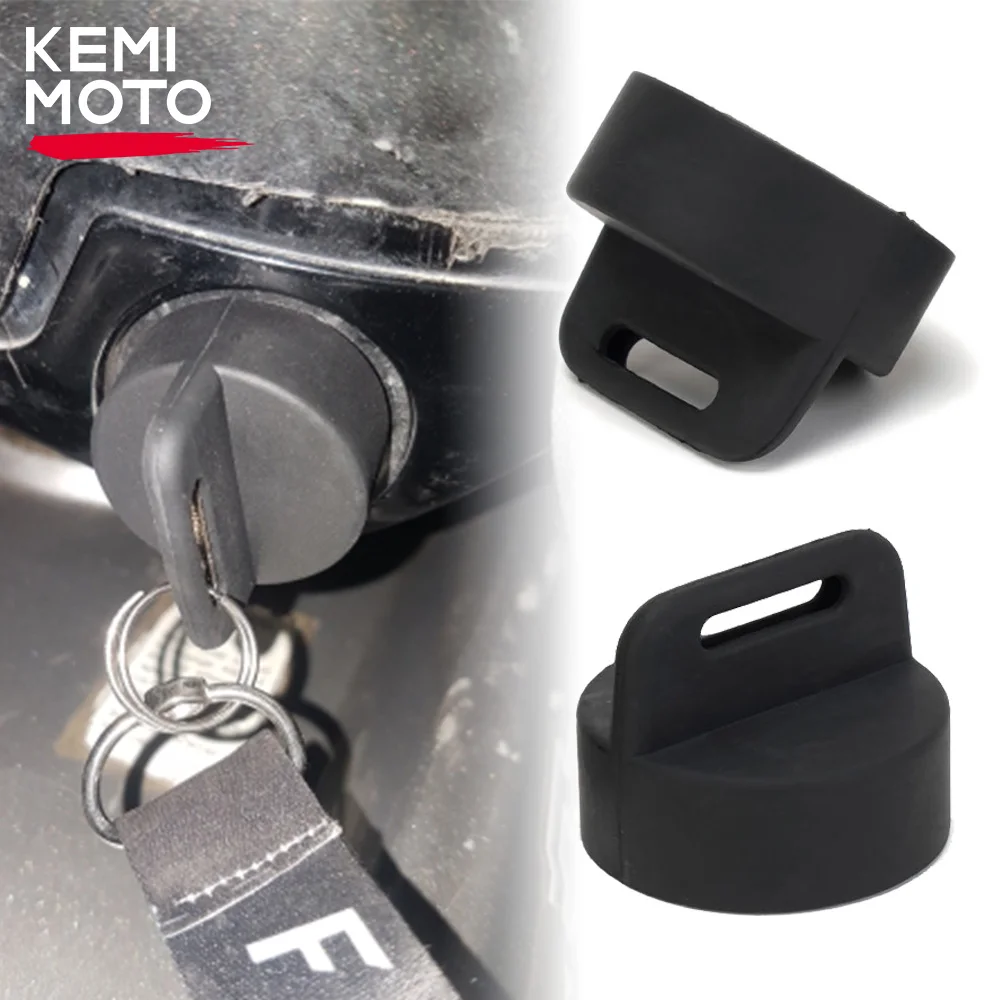 KEMIMOTO ATV Rubber Igntion Key Cover Keyswitch Compatible with Polaris Sportsman 500 570 800 850 Scrambler for Can-Am Outlander