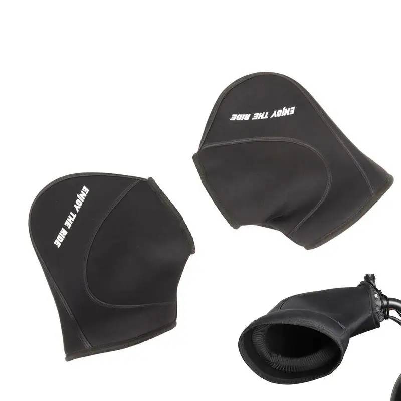 

Motorcycle Handlebar Gloves Scooter Handlebar Thermal Gloves Weatherproof Bike Handlebar Mittens ATV Gloves For Cold Weather