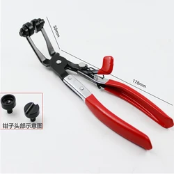 New Locking Hose Clamp Removal Tool - Flat Band Ring Type Pliers (Bend)