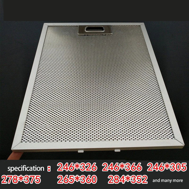Cooker Hood Mesh Filter Metal Grease Filter Range Hood Filter Screen