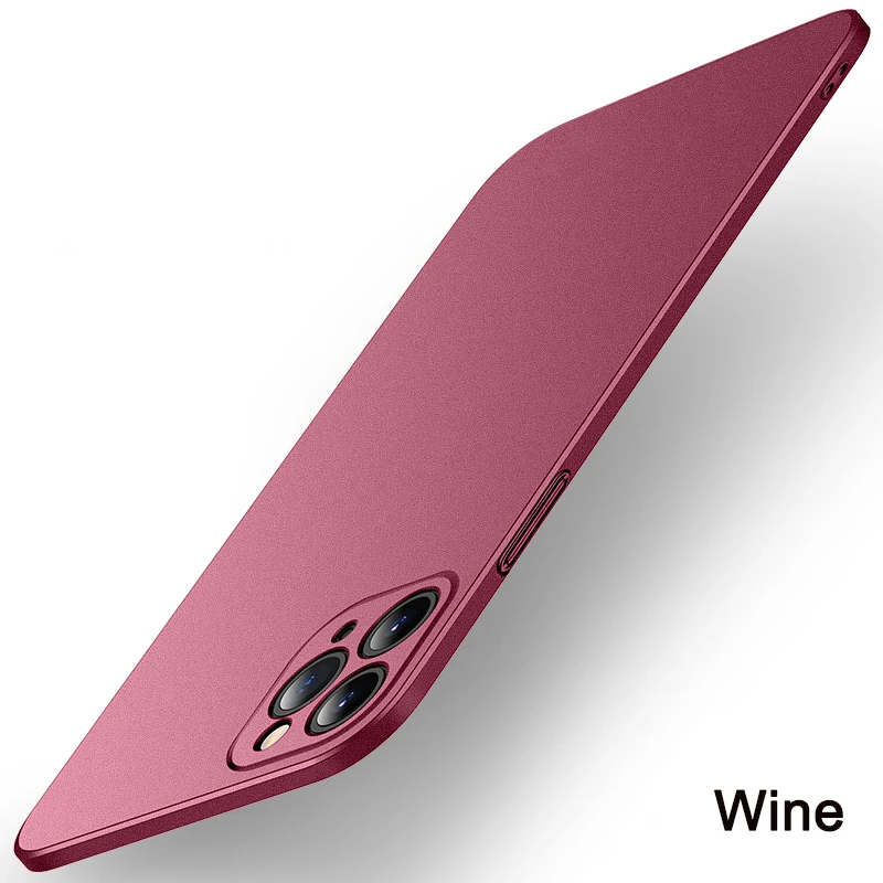 Sleek Sandstone Matte Shockproof Phone Case – Ultra Thin Durable Hard Cover