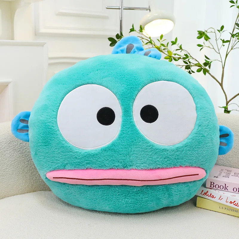 40Cm Miniso Sanrio Hangyodon Plush Pillow Plush Doll Plush Toy Cushion Interior Decoration Ornaments Gift Sleeping Pillow 6