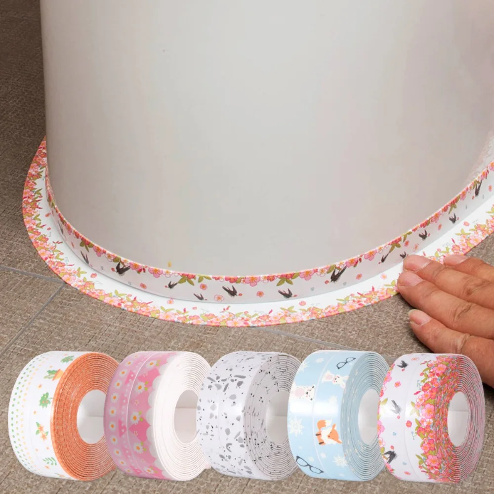 

PVC Waterproof Sealing Strips Self Adhesive Mold Proof Caulk Strips For Bathtubs Kitchen Edges Bathroom Corners Sealant Tapes