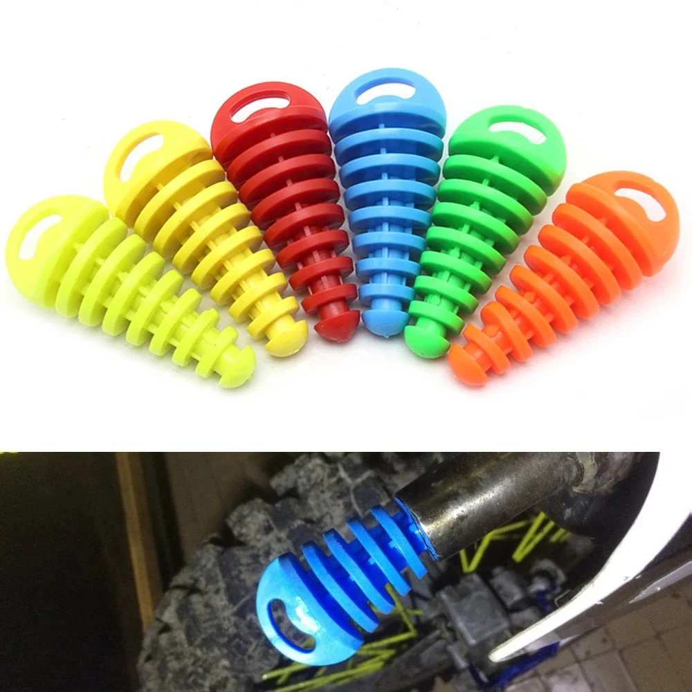 Протектор выхлопной трубы мотоцикла резиновая пробка для KAWASAKI NINJA 650 400 Z750 Z800 YAMAHA Φ