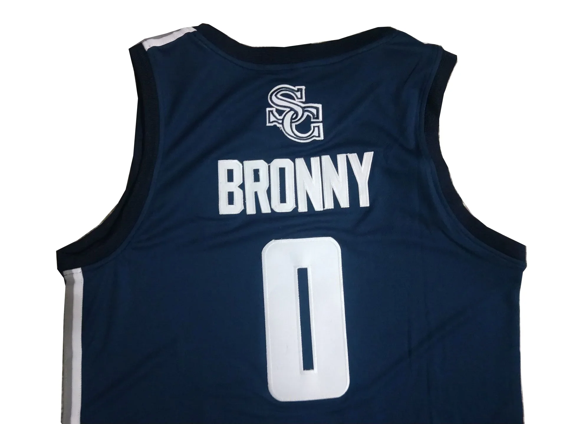 Basketball Jerseys SIERRA CANYON 0 BRONNY Jersey Sewing Embroidery Outdoor Sports Hip Hop Five Star Blue