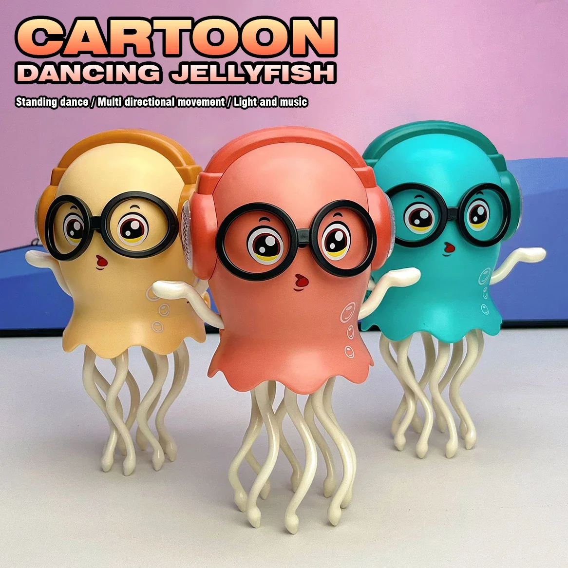 Plastic Electronic Dancing Jellyfish Toy for Kids