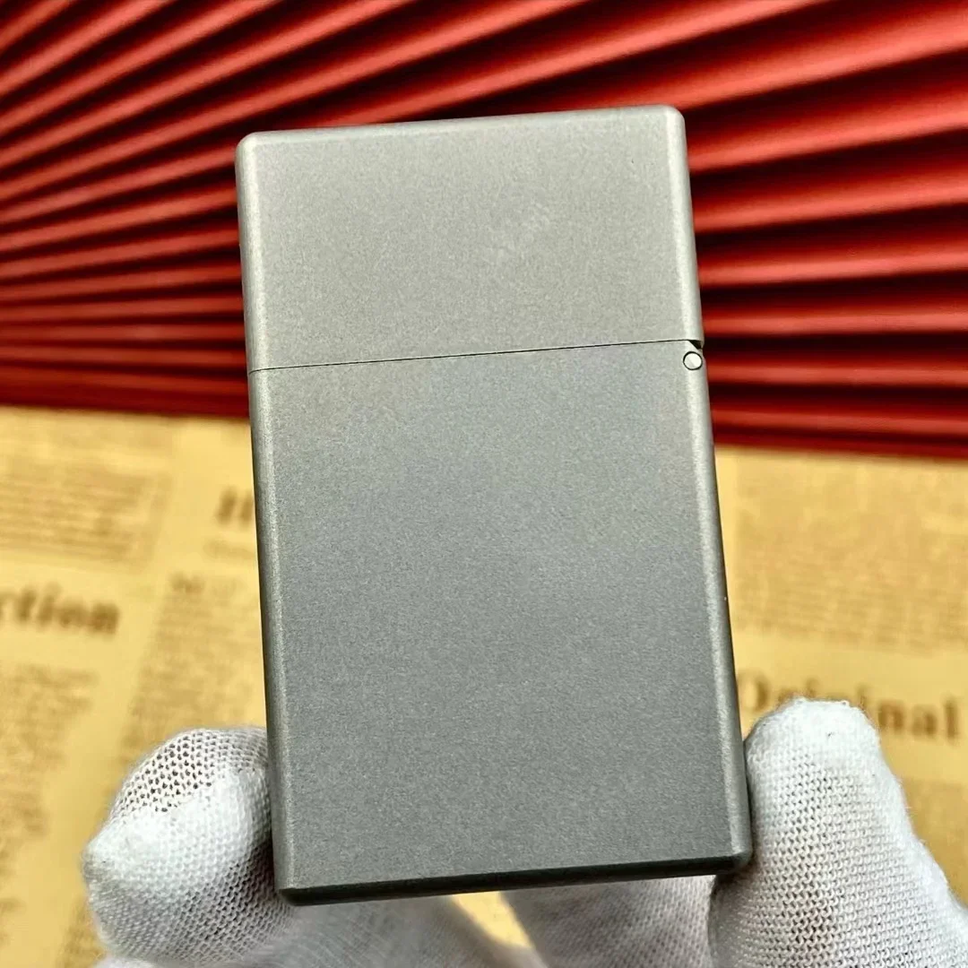 Zorro Titanium Alloy 538, 912 Narrow Machine Small Square Head Kerosene Lighter Gadget Smoking Accessories With box 3