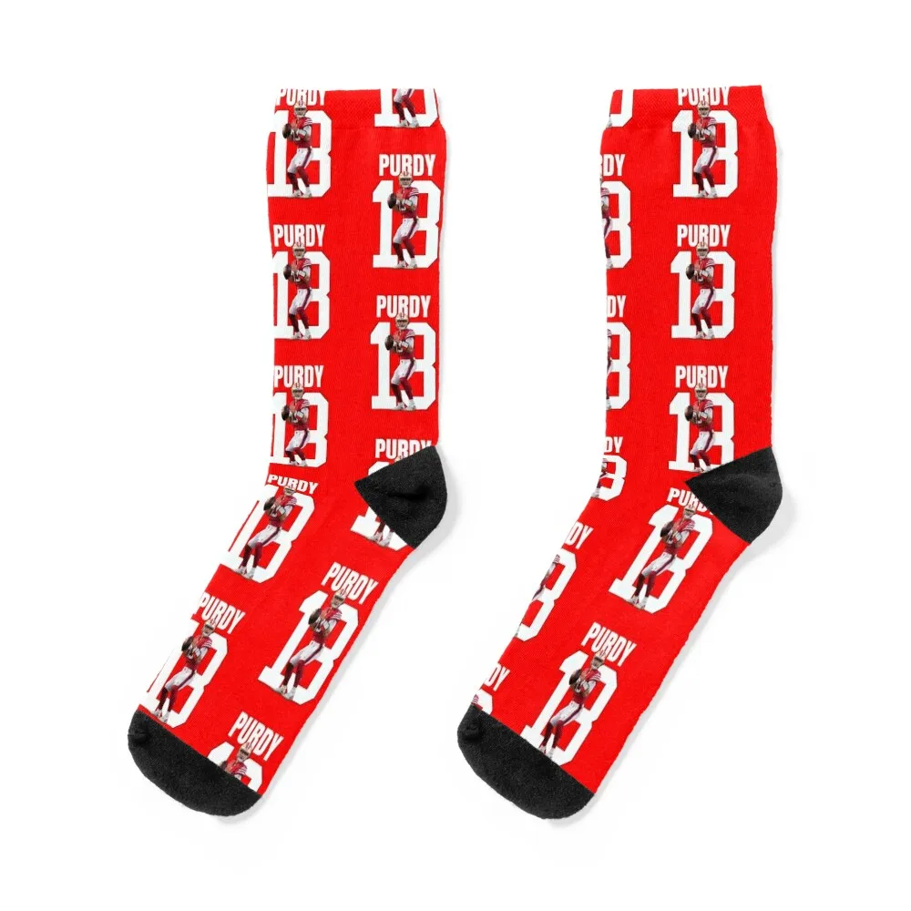 Brock Purdy Socks Snow Soccer Regali Di Natale Calzini Carini Donna Uomo