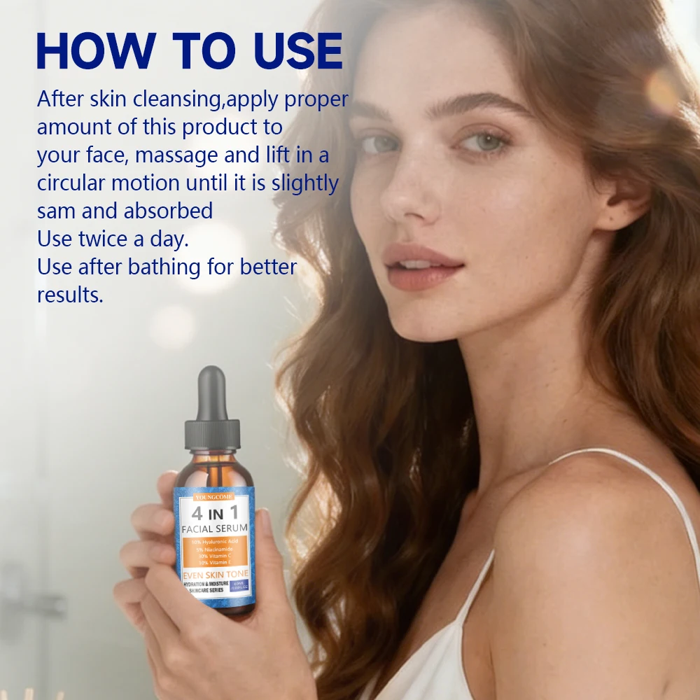 Hydrating 4-in-1 Facial Serum with Vitamin Boost