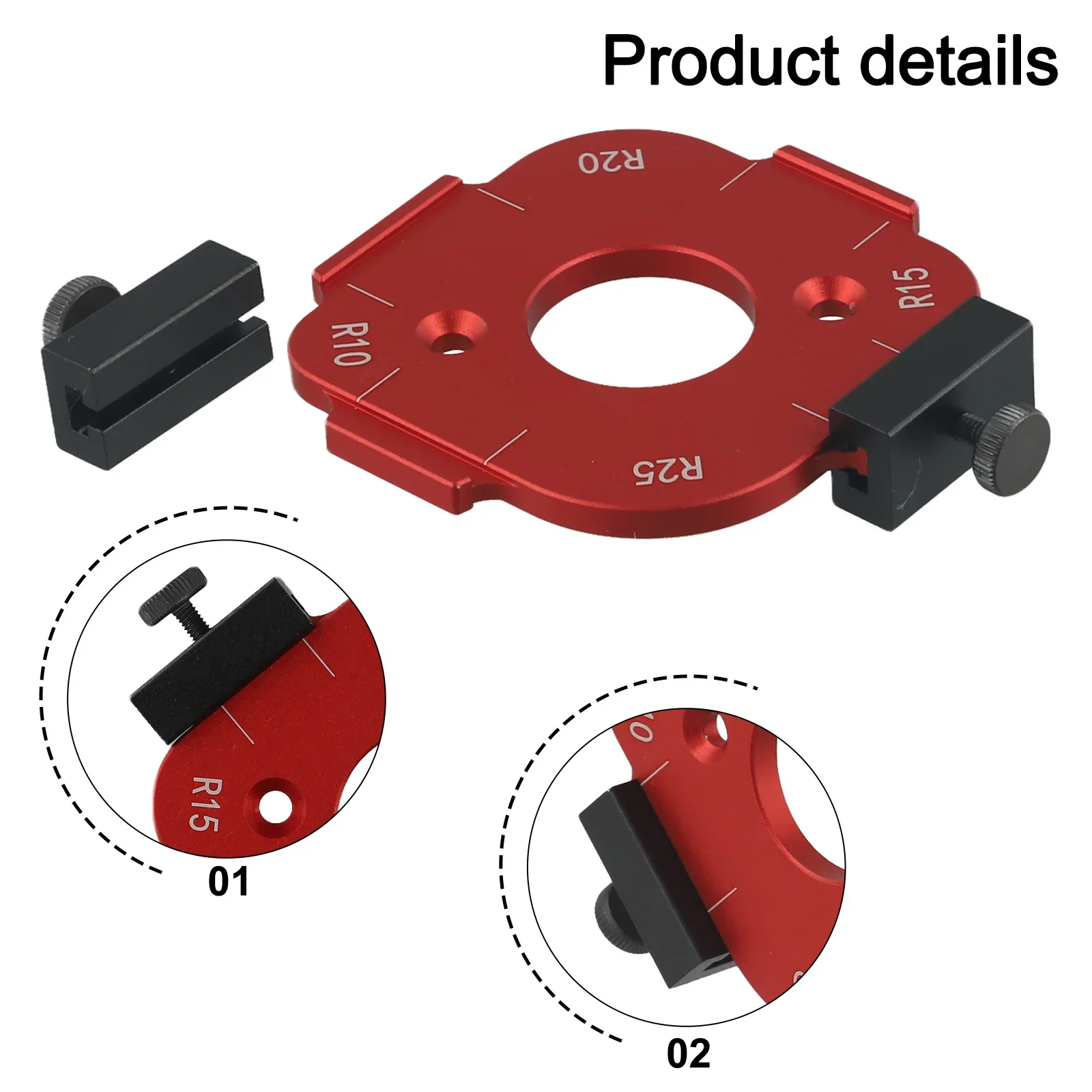 Easy To Carry Corner Radius Routing Guide Rounded Corner Router Easy To Use Lightweight Versatile And Portable