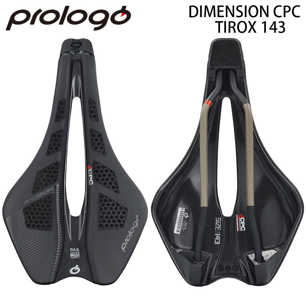 Prologo Original DIMENSION CPC TIROX 143 Comfortable Road MTB Bike Saddle  Tirox Rail 245x143mm Bicycle Saddle Cycling Parts