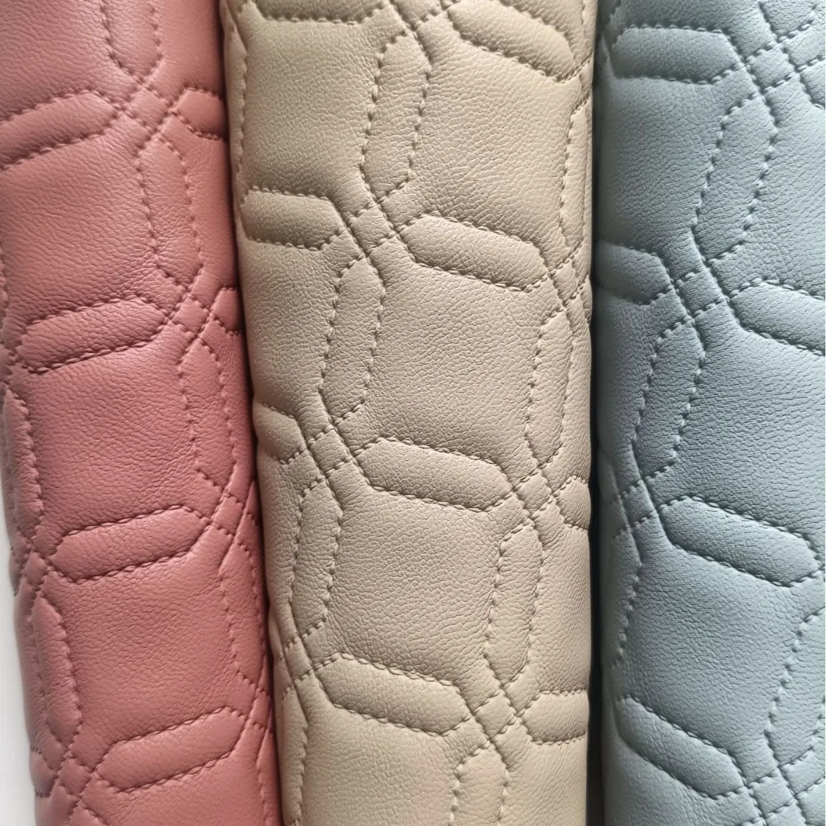Fashionable Woven PVC Artificial Leather Sofa Brushed Bottom Leather Material for Decoration And Clothing Accessories