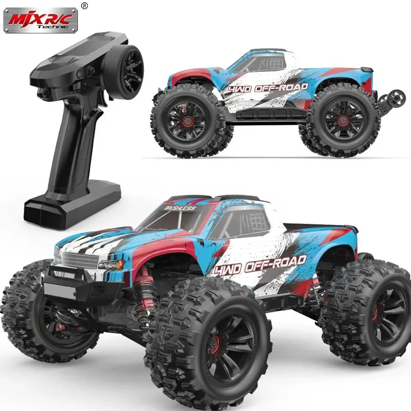 Mjx 16208/16209 3s 1/16 브러시리스 RC카 취미 리모컨 픽업 트럭 모델, 4wd 고속 오프로드 소년 선물, 2.4g