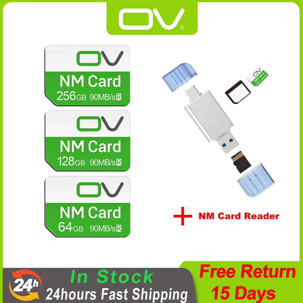 OVNMCard256GB128GB64GBNanoMemorySDCardsforHuaweiP30P40