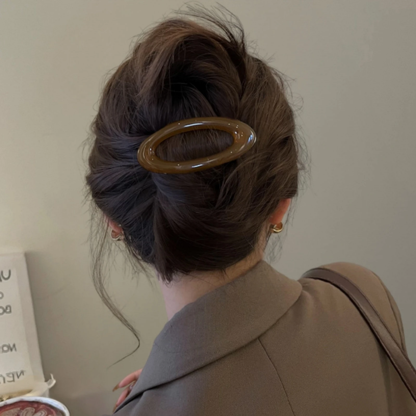 Korean Big Spring Hair Claw Clips Women Metal Jelly Ponytail Holder Hairpin Barrettes Fashion Girls Hair Accessories Hairgrip