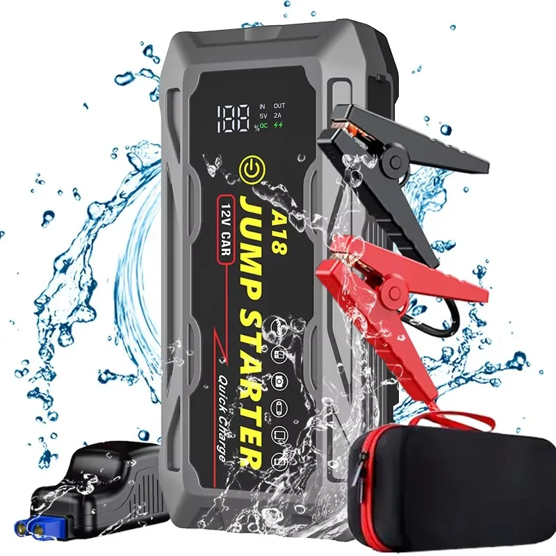 8250A Car Battery Jump Starter 12V Pro Portable Booster PD66w 20000mAh Battery Car 13L For Emergency Booster Starting Device