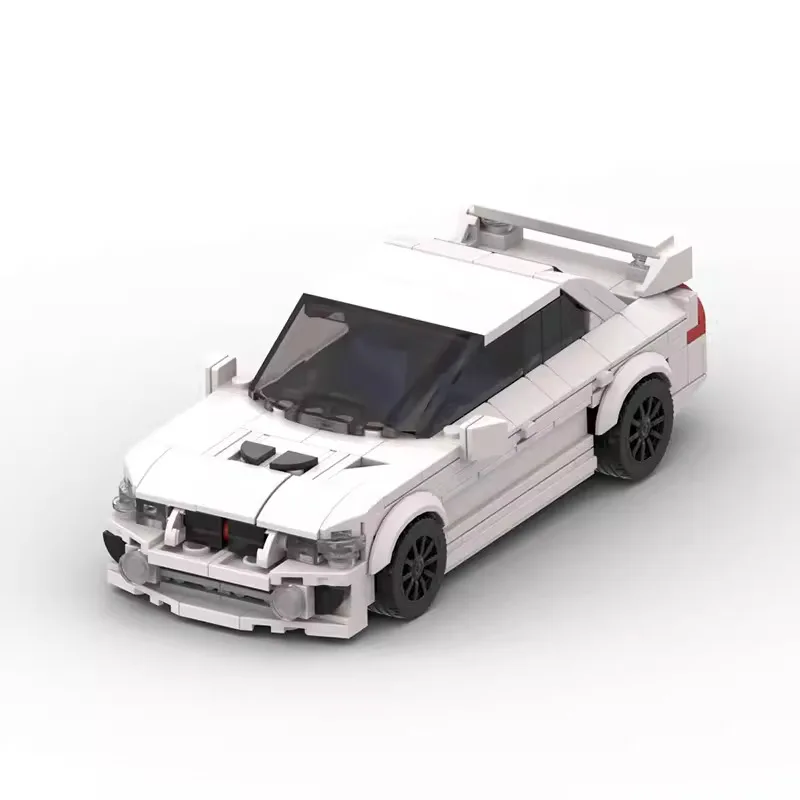 MOC совместим с LEGOS Mitsubishied Lancer ED EVOS встроенные модели игрушечных автомобилей для праздников и подарков на день рождения