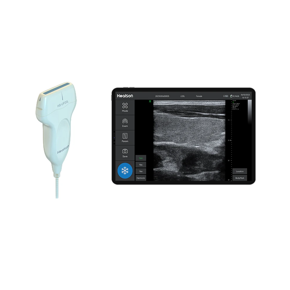Portable B/W Handheld Linear Scanner Ultrasound Probe Medical Instruments with Android Tablet Computer