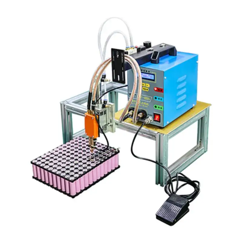 

Small Portable Spot Welding Lithium Battery Pneumatic Welding Machine Electric Vehicle Semi-automatic Welding Machine