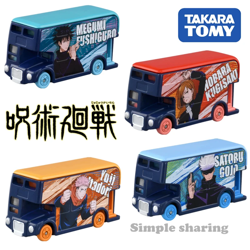 

Takara Tomy Dream Tomica Jujutsu Kaisen Collection Megumi Fushiguro Yuji Itadori Nobara Kugisaki Satoru Gojo