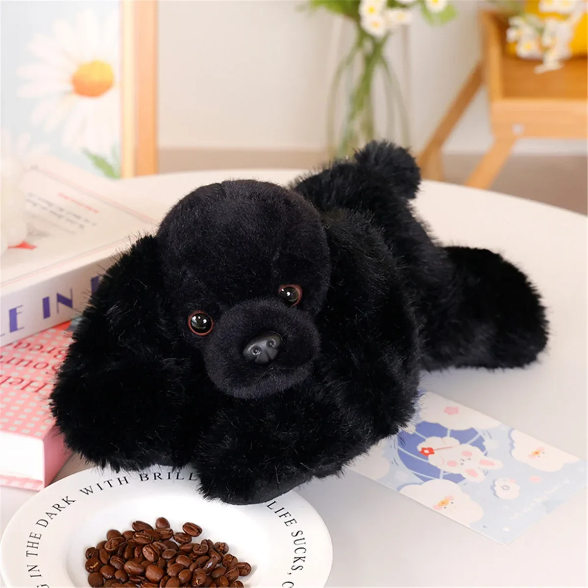 Muñeco De Peluche Realista De Caniche Para Interiores, Juguete De Peluche OOAC - México