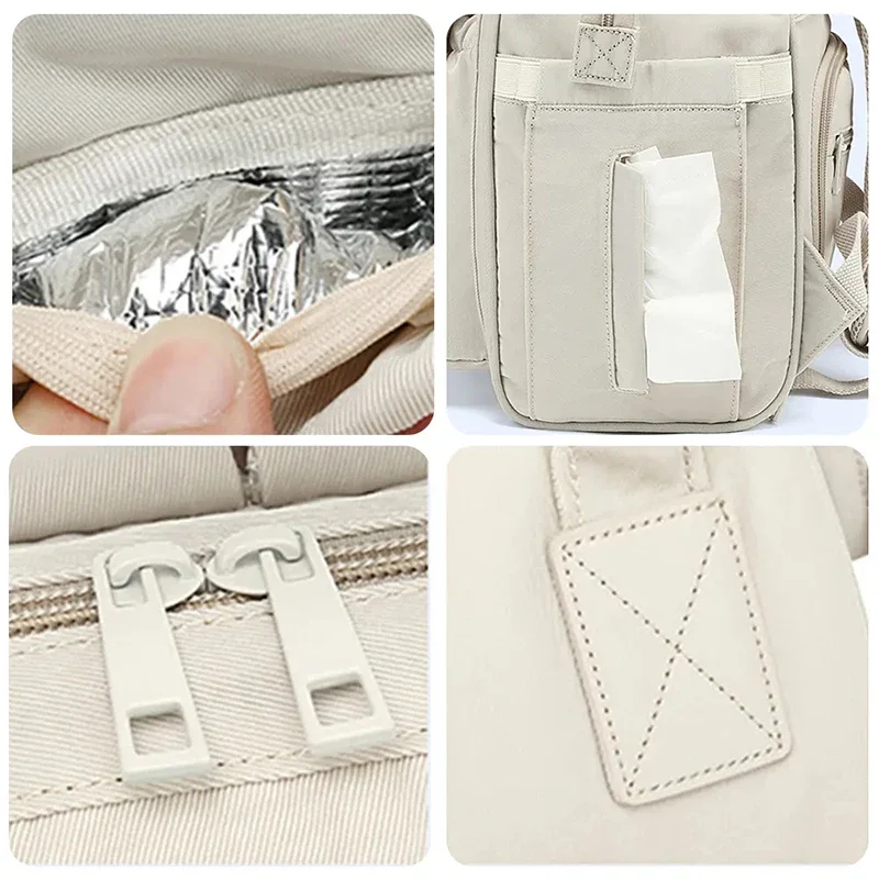 Baby Nappy Bag Mummy Bag Backpack Waterproof Storage Handbag Outdoor Travel Mommy Maternity Bag For Baby Stuff 2 Layer Gray 6 Baby Nappy Bag Mummy Bag Backpack Waterproof Storage Handbag Outdoor Travel Mommy Maternity Bag For Baby Stuff 2 Layer Gray 6