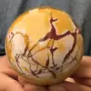 Beautiful Natural Mookaite Sphere Quartz Ball Reiki Healing 1
