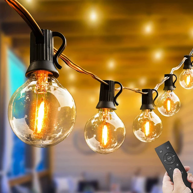 Kültéri Kempingfények Utcai Koszorúkert Lámpa Tündér Húr Lámpák Esküvői Dekorációk