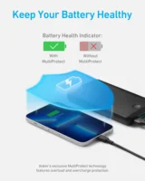 Powerbank Anker 325 20000 мАч PowerIQ USB-C с высокой плотностью энергии, совместимый с iPhone и Android — изображение 3