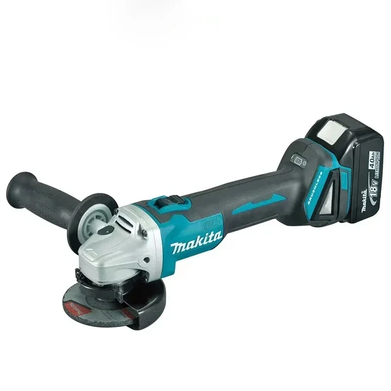 Makita DGA404 18V 125mm Brushless Lithium Electric Angle Grinder Rechargeable Cutting Machine High Power Polishing Machine 5