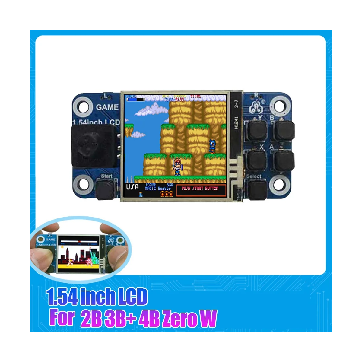 LCD ÷ ̴  ܼ ġ ũ, 2B, 3B +, 4B, W, 1.54 ġ