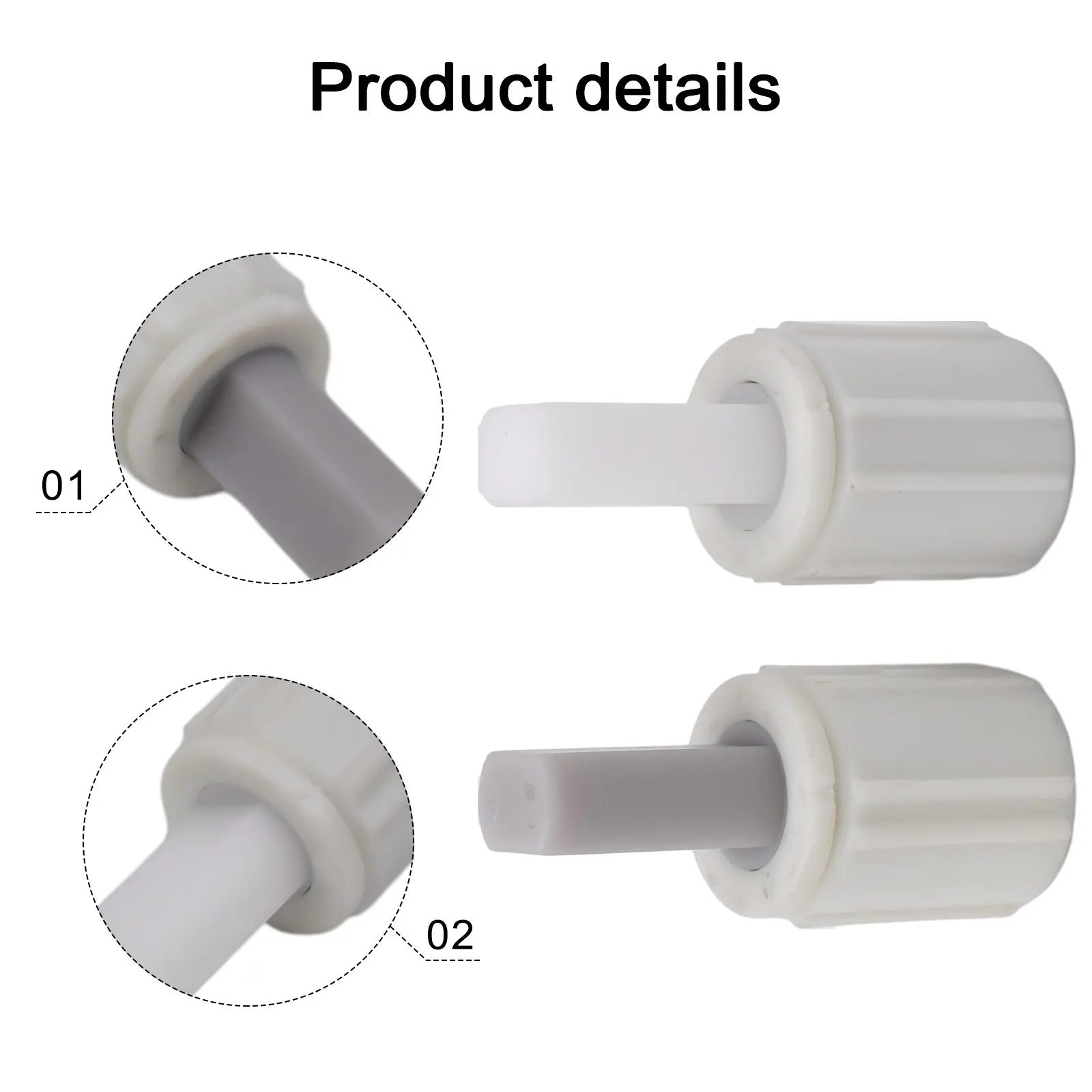 Silent Slow Down Hinges Set Uniquely Designed PBT+GF Soft Close Hinges Toilet Seat Accessories Home Improvement