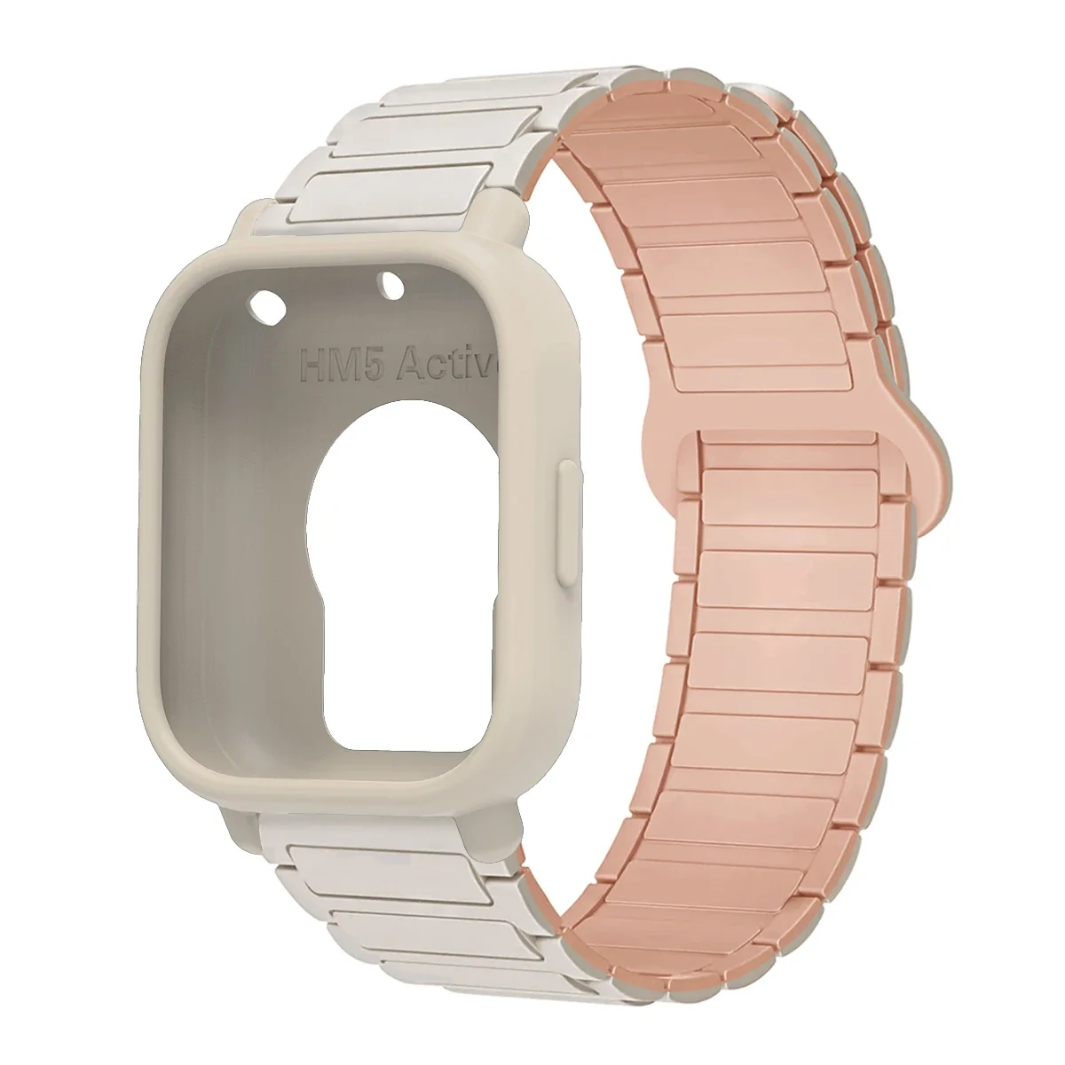 Enhanced Protective Case with Silicone Strap and Magnetic Sports Bands - Full Cover Screen TPU Soft Shell
