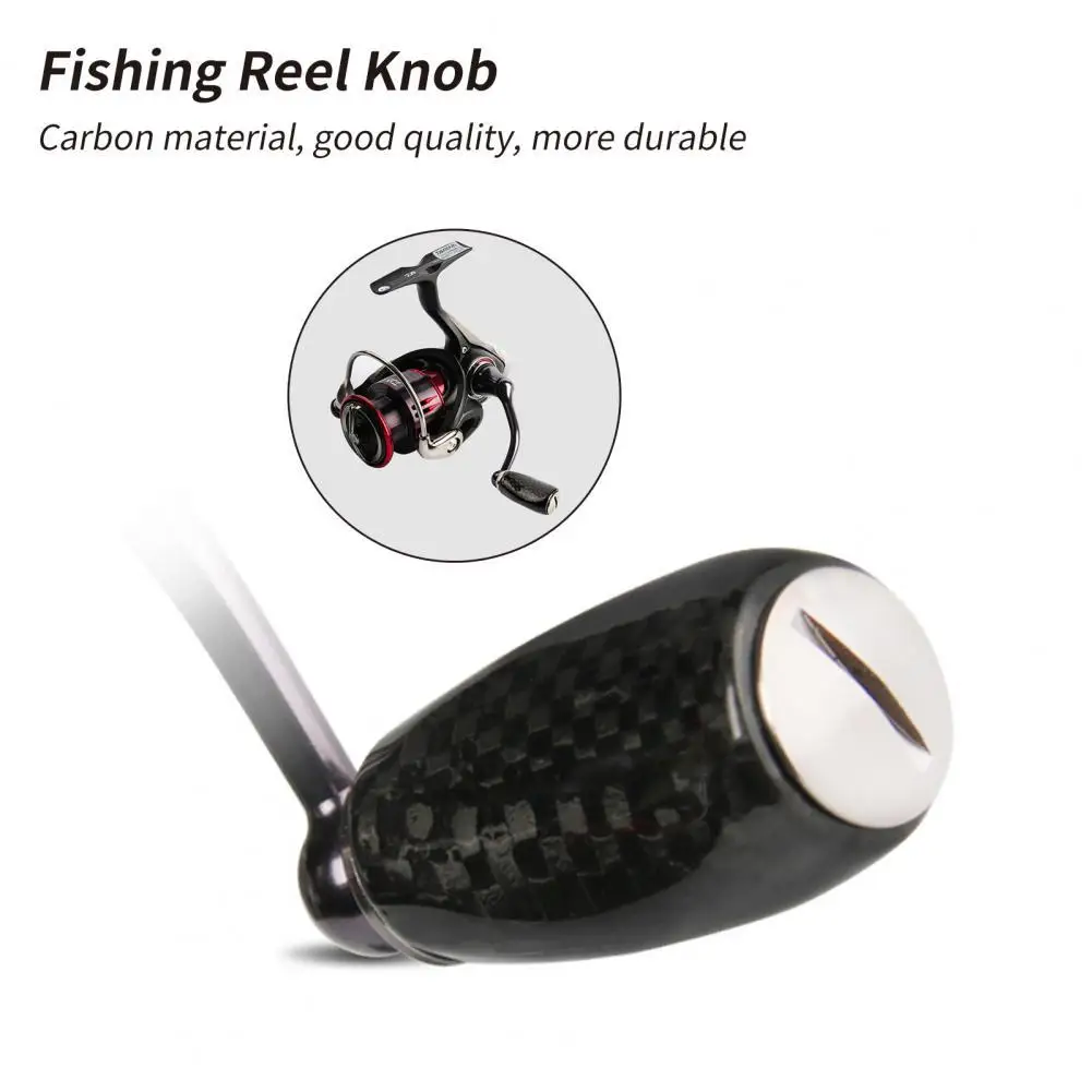 1 Set Spinning Reel Good Hardness Easy to Use Carbon Fiber Crack Resistant Fishing Handle Grip