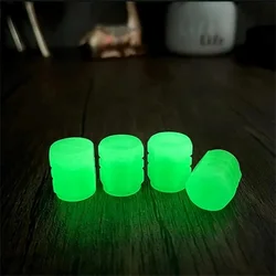 Luminous Valve Caps - Fluorescent Night Glowing Wheel Decor 20 - Pack (Green 20pcs)