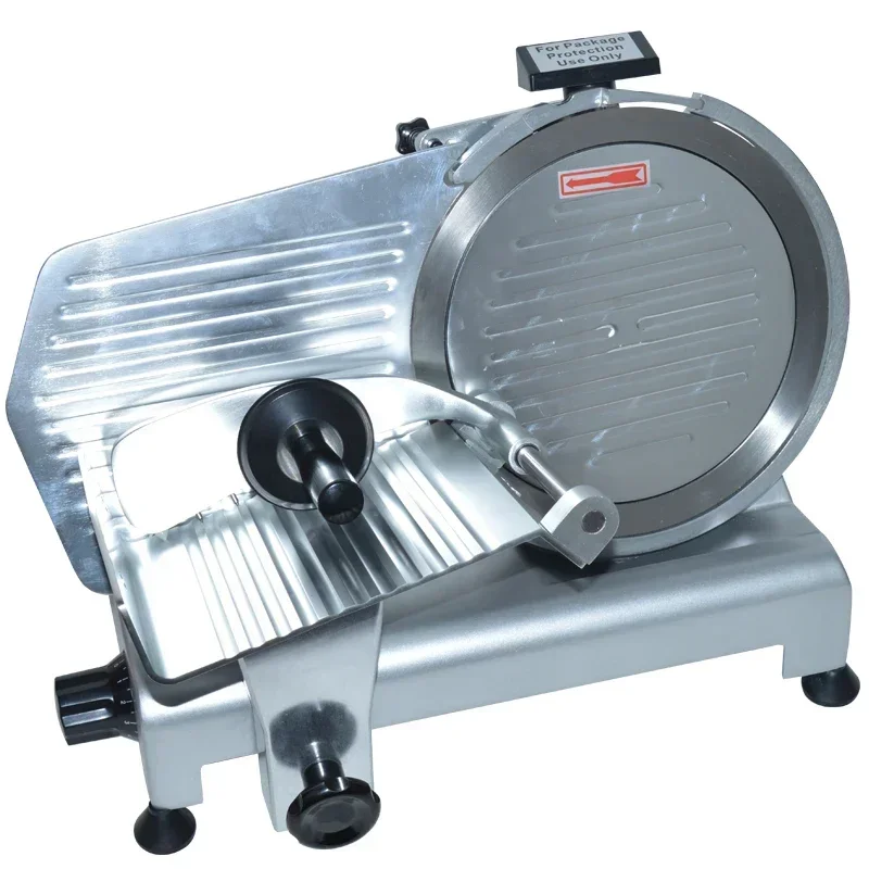 10 Inch Large Commercial Semi-automatic Meat Slicer 110V/220V Frozen Lamb Beef Meat Slicing Machine Grinder 6