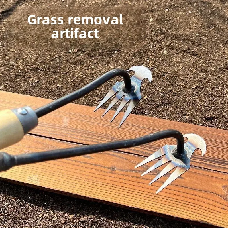 Stainless Steel Handheld Weeding Tool Small Shovel Root Removal Garden Care Essential Efficient Grass Pulling Spade