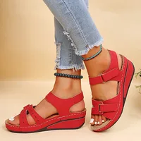 Summer Women Shoes Sandals Soft Sandals Woman Party Shoes For Women Wedge Walking Shoes Beach Women Sandal Female Footwear